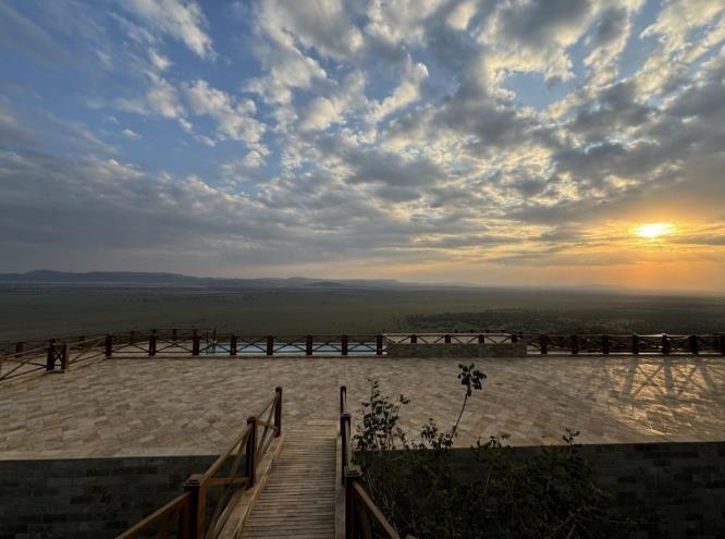 Sunset over the Rift Valley near Lake Manyara