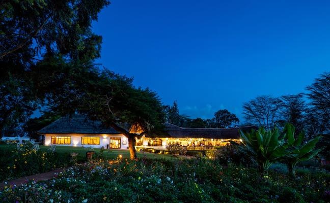 Ngorongoro Farm House at dusk
