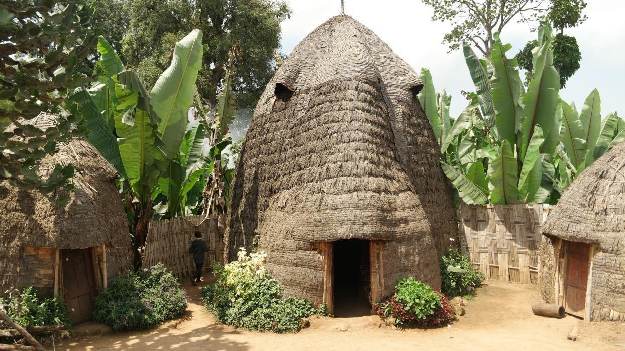 Dorze beehive-shaped hut, Chencha
