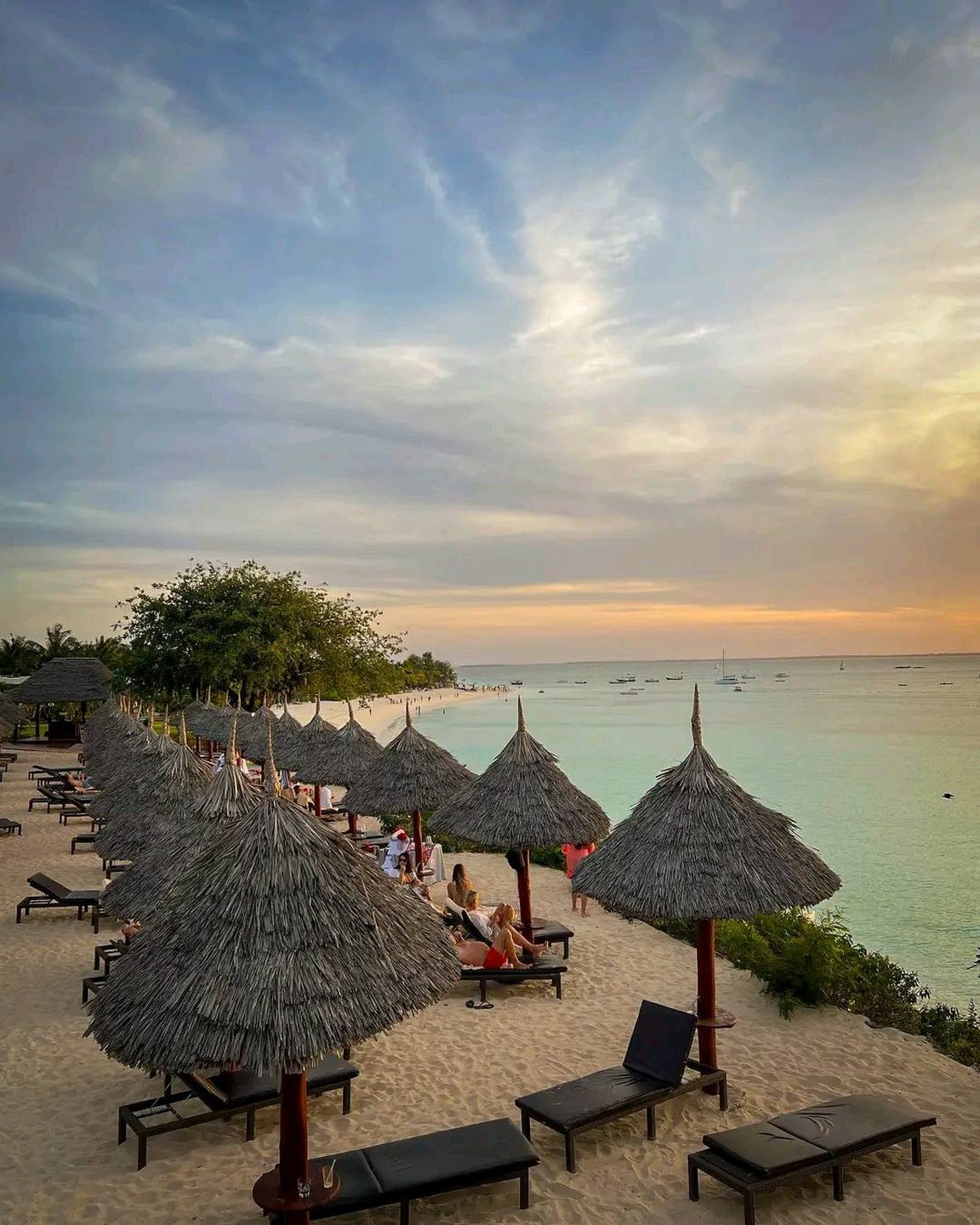 Sunset over Nungwi Beach