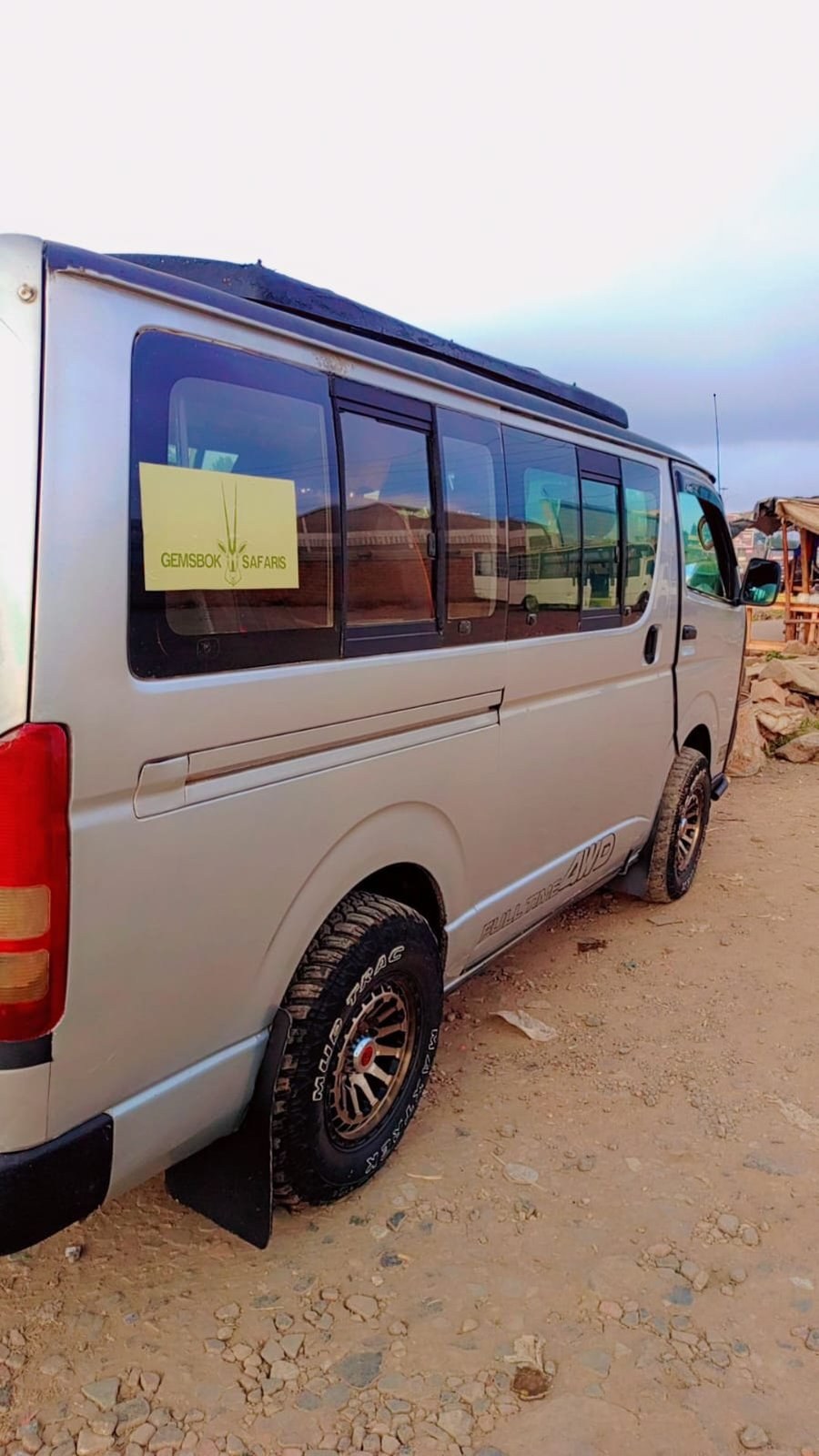 Toyota Hiace Safari Van Spacious, comfortable and ideal for group safaris and transfers.