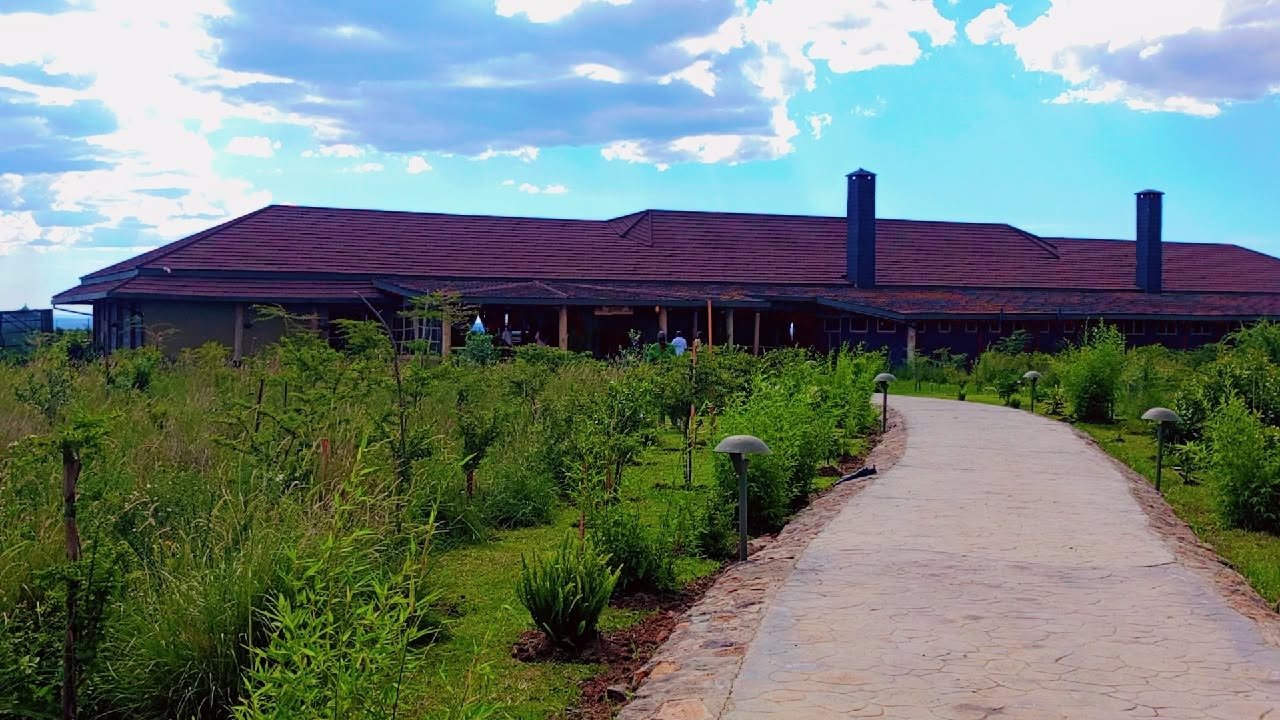 Main lodge and pathway